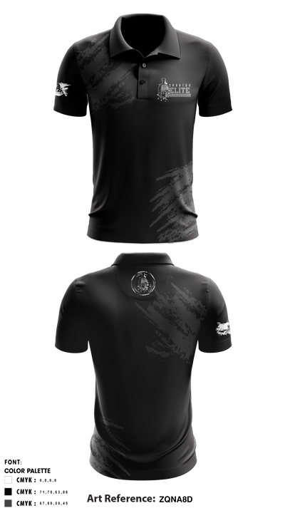 Spartan Elite Wrestling Club 18127919 Short Sleeve Performance Polo - 3