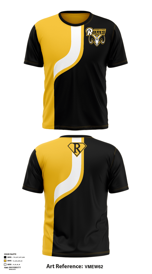 Short Sleeve Performance Shirt, Randallstown HS Track & Field, Track & Field, Teamtime, Team time, sublimation, custom sports apparel, team uniforms, spirit wear, spiritwear, sports uniforms, custom shirts, team store, custom team store, fundraiser sports, apparel fundraiser