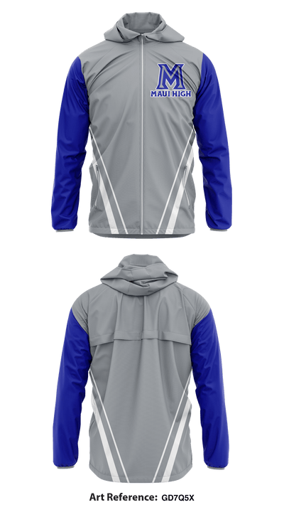 Maui High School 30178579 Windbreaker - 1