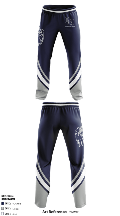 Lake Nona High School Golf 62269107 Sweatpants - 1