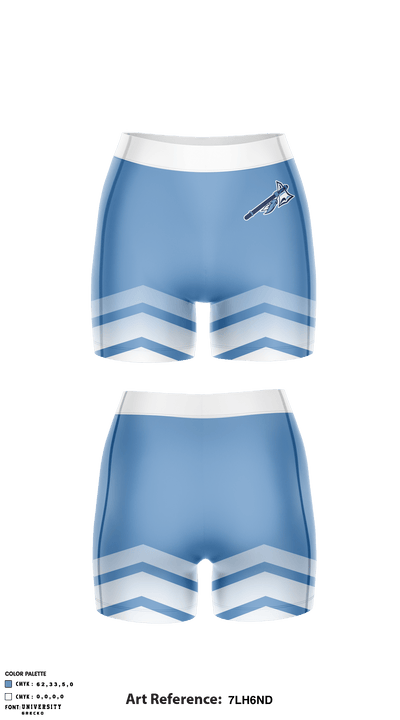 R B Stall High School Volleyball 96742384 Women's Compression Shorts - 1