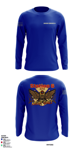 Long Sleeve Performance Shirt, Engine Company 6, Fire Department, Teamtime, Team time, sublimation, custom sports apparel, team uniforms, spirit wear, spiritwear, sports uniforms, custom shirts, team store, custom team store, fundraiser sports, apparel fundraiser