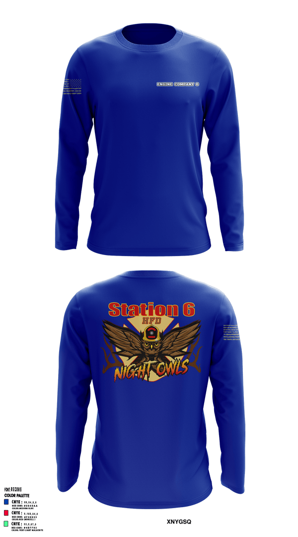 Long Sleeve Performance Shirt, Engine Company 6, Fire Department, Teamtime, Team time, sublimation, custom sports apparel, team uniforms, spirit wear, spiritwear, sports uniforms, custom shirts, team store, custom team store, fundraiser sports, apparel fundraiser