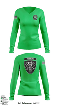 Madison county office of emergency management 10924041 Women's Long Sleeve V-neck Shirt - 1