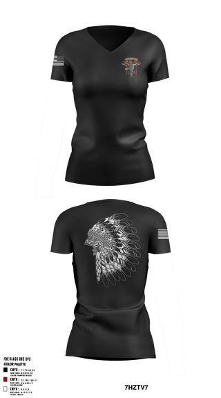 Women's Short Sleeve Vneck Shirt, , Marines, Teamtime, Team time, sublimation, custom sports apparel, team uniforms, spirit wear, spiritwear, sports uniforms, custom shirts, team store, custom team store, fundraiser sports, apparel fundraiser