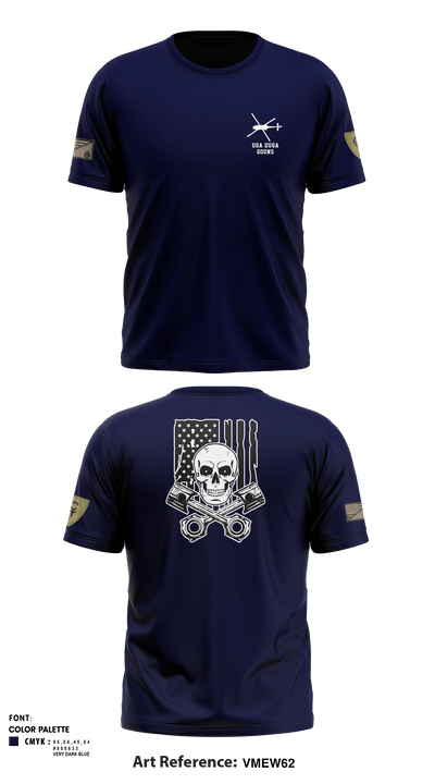 137th Echo Company 62214635 Short Sleeve Performance Polo - 1