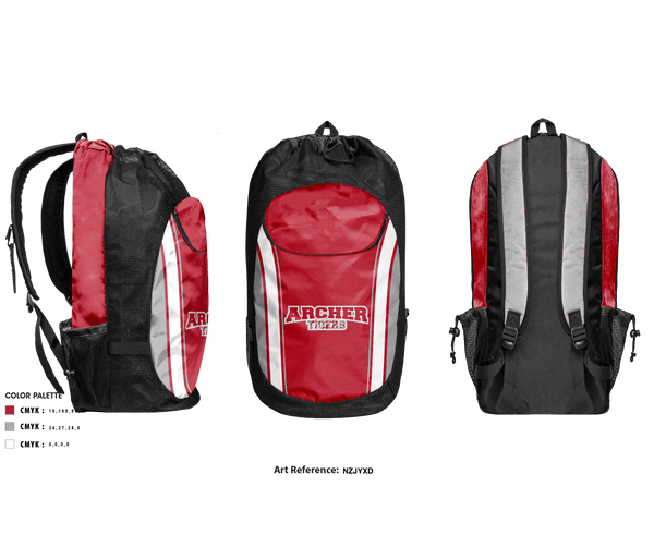 Gear Bag, Archer Athletic Association, School Spirit Store, Teamtime, Team time, sublimation, custom sports apparel, team uniforms, spirit wear, spiritwear, sports uniforms, custom shirts, team store, custom team store, fundraiser sports, apparel fundraiser