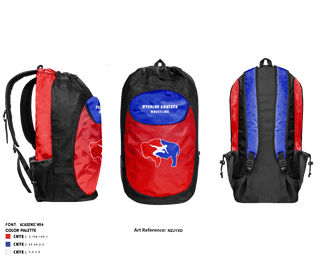 Gear Bag, Wyoming Amateur Wrestling Association, Wrestling, Teamtime, Team time, sublimation, custom sports apparel, team uniforms, spirit wear, spiritwear, sports uniforms, custom shirts, team store, custom team store, fundraiser sports, apparel fundraiser