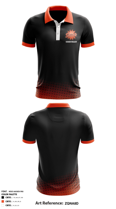 Cedar Valley College Basketball 28993431 Short Sleeve Performance Polo - 1