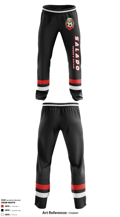 Salado High School Soccer 83502056 Sweatpants - 1