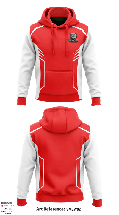 Freedom Area High School Volleyball 30265976 Hoodie - 1
