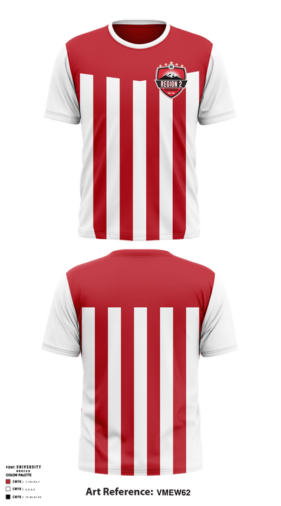 Ayso Region 2 Soccer Club 89243743 Short Sleeve Performance Shirt - 2