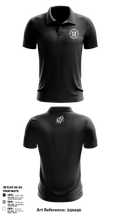 Uvalde High School NJROTC 20457756 Short Sleeve Performance Polo - 2