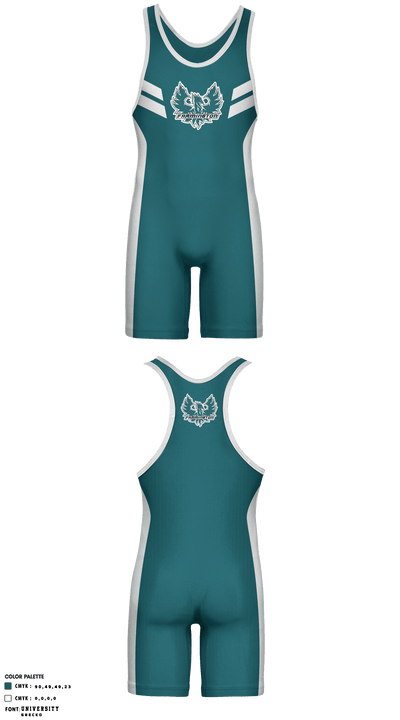Farmington High School Wrestling 66823169 Wrestling Singlet - 1
