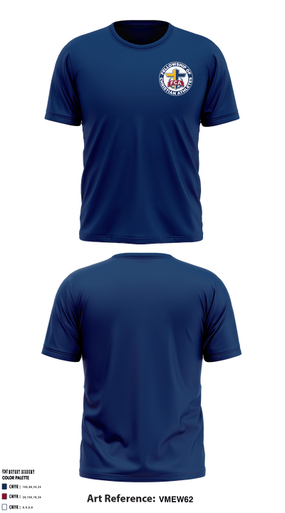 Fellowship of Christian Athletes 77170783 Short Sleeve Performance Shirt - 8