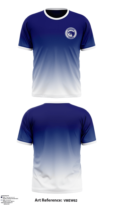 Jemison High School Tennis 98193156 Short Sleeve Performance Shirt - 1