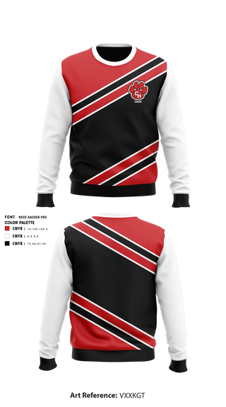 Crew Neck Sweatshirt, Colleyville Heritage High School Cheer, , Teamtime, Team time, sublimation, custom sports apparel, team uniforms, spirit wear, spiritwear, sports uniforms, custom shirts, team store, custom team store, fundraiser sports, apparel fundraiser
