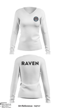 Sfs 72631557 Women's Long Sleeve V-neck Shirt - 12