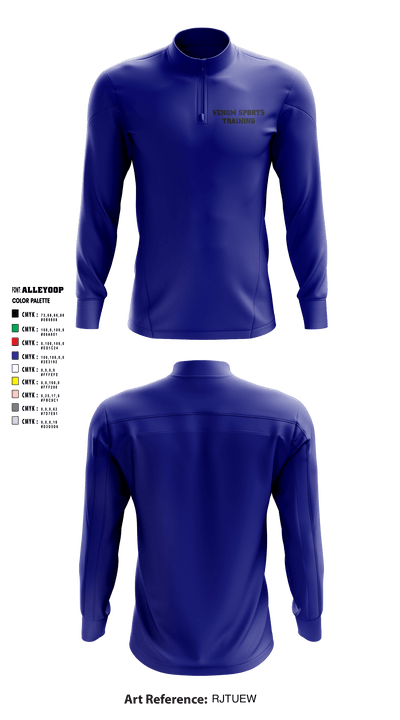 Venom Sports Training 59845358 Quarter Zip Jacket - 4