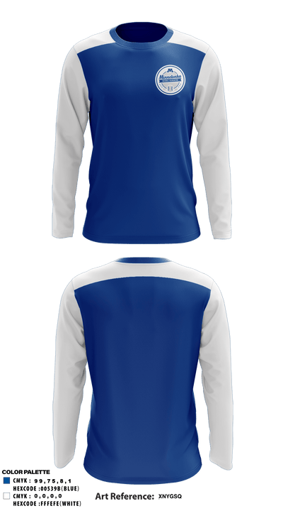 Minnetonka Baseball Association 72340838 Long Sleeve Performance Shirt - 1