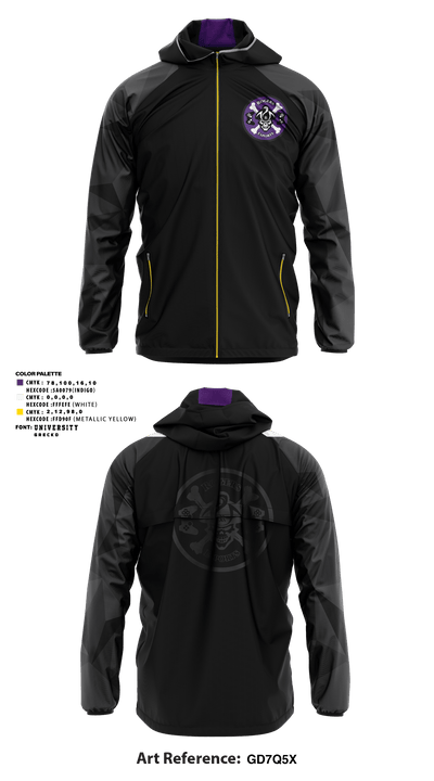John R Rogers High School Esports 63937938 Windbreaker - 2