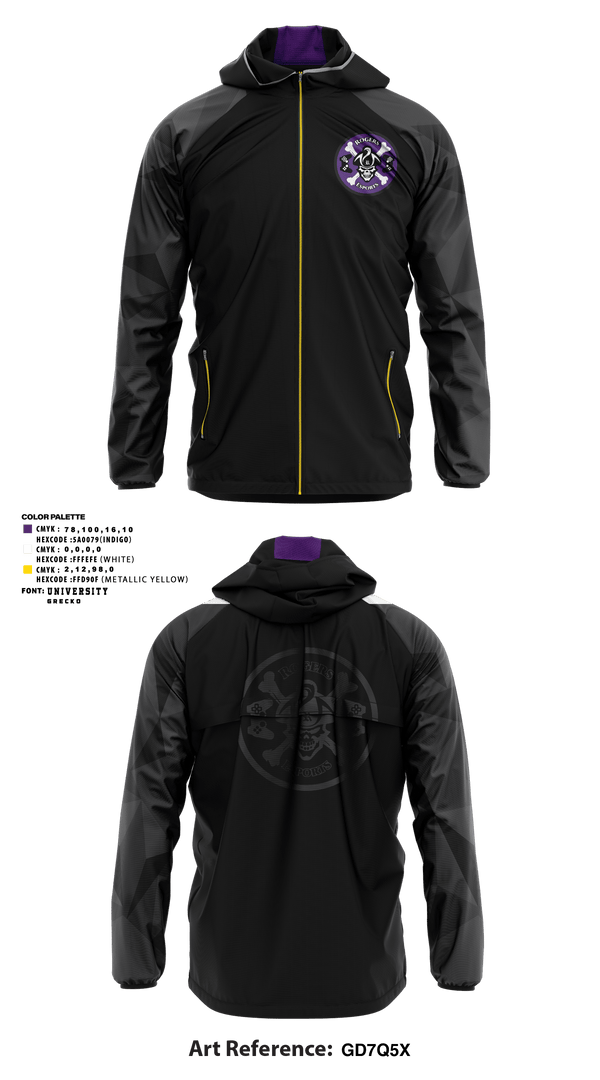 Windbreaker, John R Rogers High School Esports, E-Sports, Teamtime, Team time, sublimation, custom sports apparel, team uniforms, spirit wear, spiritwear, sports uniforms, custom shirts, team store, custom team store, fundraiser sports, apparel fundraiser