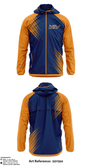 Windbreaker, Ofc Heat Fastpitch Softball, Softball, Teamtime, Team time, sublimation, custom sports apparel, team uniforms, spirit wear, spiritwear, sports uniforms, custom shirts, team store, custom team store, fundraiser sports, apparel fundraiser