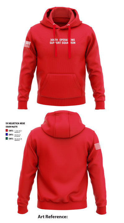 305th  Operations Support Squadron 52464357 Hoodie - 1