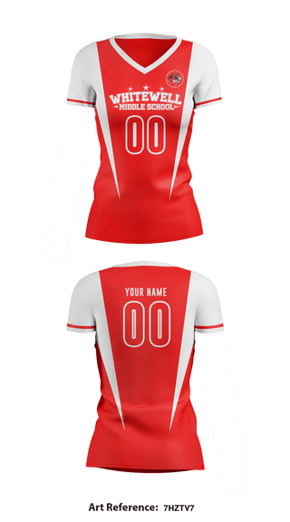 Women's Short Sleeve Vneck Shirt, Whitwell Middle School Women's Volleyball, Women's Volleyball, Teamtime, Team time, sublimation, custom sports apparel, team uniforms, spirit wear, spiritwear, sports uniforms, custom shirts, team store, custom team store, fundraiser sports, apparel fundraiser