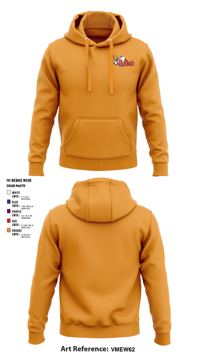 B Buzz Baseball League 70409945 Hoodie - 6