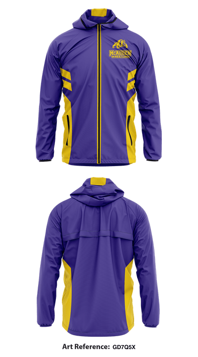 McAllen High School Wrestling 38465175 Windbreaker - 1