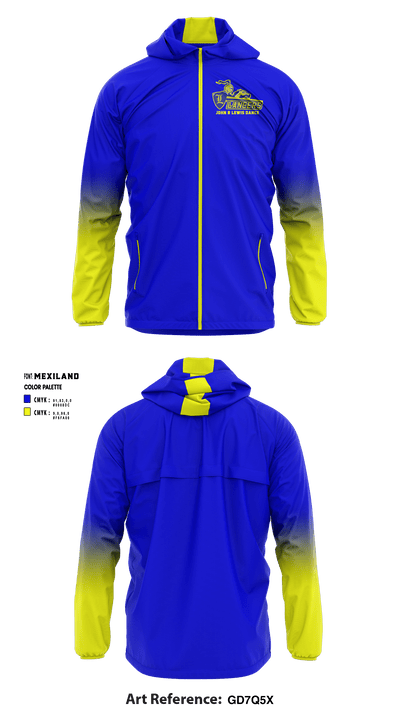 John R Lewis High School Dance 95156716 Windbreaker - 1