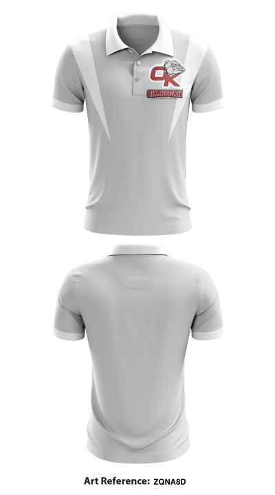 Okanogan High School Cheer 9964188 Short Sleeve Performance Polo - 2