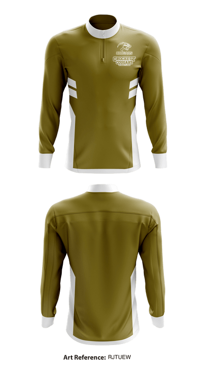 Crockett High School Wrestling 94560191 Quarter Zip Jacket - 1