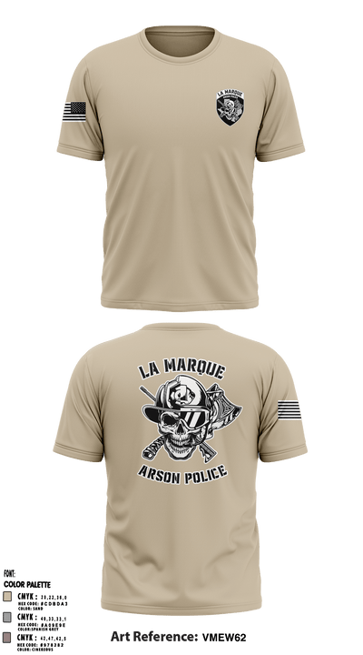 La Marque Arson Police 56104782 Short Sleeve Performance Shirt - 5