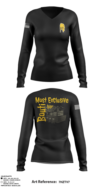 TSS 93755061 Women's Long Sleeve V-neck Shirt - 4