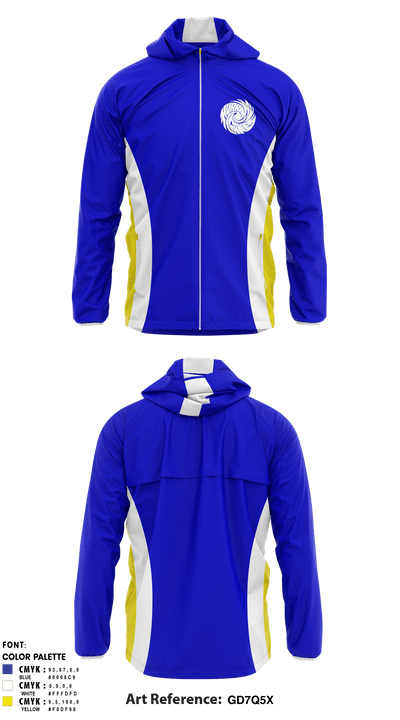 Warwick Veterans Memorial HS 45447557 Windbreaker - 1