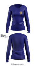Freddie 58586168 Women's Long Sleeve V-neck Shirt - 1