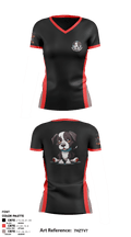 Rascal's Pet Wellness 15971451 Women's Short Sleeve V-neck Shirt - 1