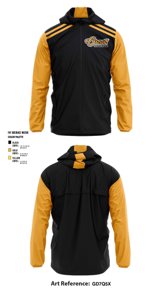 Windbreaker, Orcutt National Little League, Baseball, Teamtime, Team time, sublimation, custom sports apparel, team uniforms, spirit wear, spiritwear, sports uniforms, custom shirts, team store, custom team store, fundraiser sports, apparel fundraiser