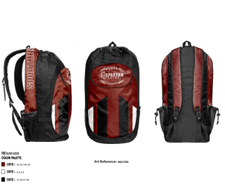 Gear Bag, Spearfish High School Football, Football, Teamtime, Team time, sublimation, custom sports apparel, team uniforms, spirit wear, spiritwear, sports uniforms, custom shirts, team store, custom team store, fundraiser sports, apparel fundraiser