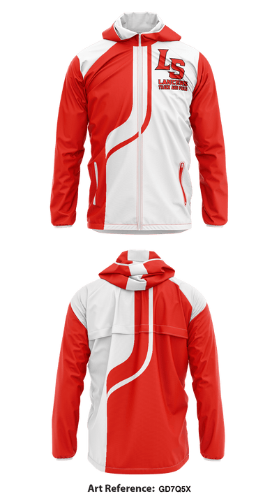 La Salle Lancers 95338847 Windbreaker - 1