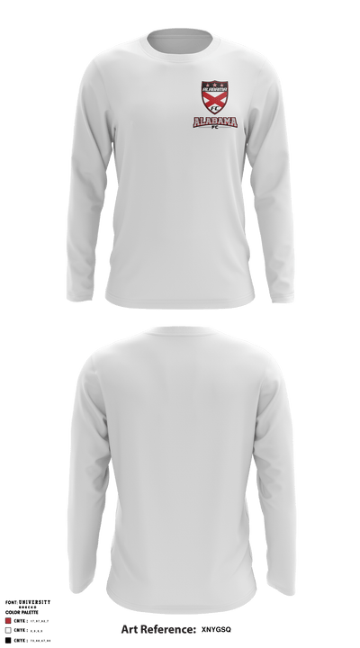 Alabama FC 6060927 Long Sleeve Performance Shirt - 5