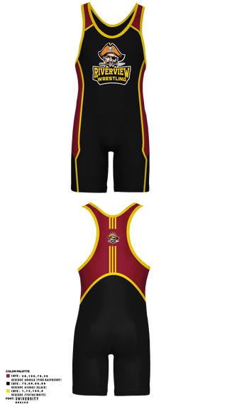 Wrestling Singlet, Riverview, Wrestling, Teamtime, Team time, sublimation, custom sports apparel, team uniforms, spirit wear, spiritwear, sports uniforms, custom shirts, team store, custom team store, fundraiser sports, apparel fundraiser