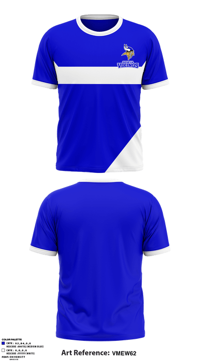Geneva Vikings 72338593 Short Sleeve Performance Shirt - 1