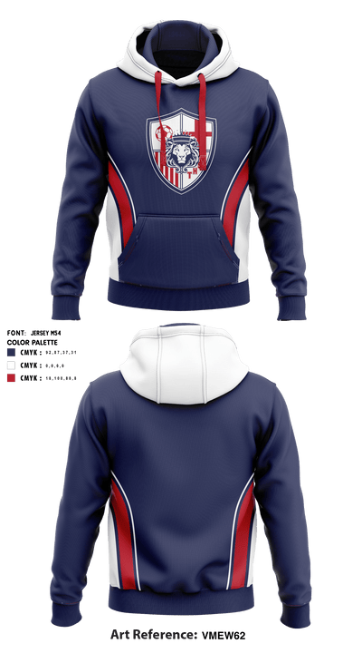 Taylor High School Soccer 60296275 Hoodie - 1