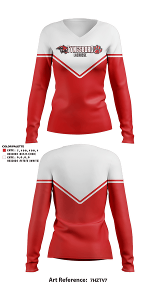 Women's Long Sleeve Vneck Shirt, Tyngsboro Youth Lacrosse, Men's Lacrosse, Teamtime, Team time, sublimation, custom sports apparel, team uniforms, spirit wear, spiritwear, sports uniforms, custom shirts, team store, custom team store, fundraiser sports, apparel fundraiser