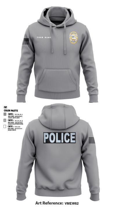 Church Point Police 92600366 Hoodie - 2