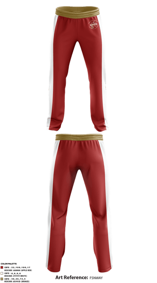 Sweatpants, CC Niners, Football, Teamtime, Team time, sublimation, custom sports apparel, team uniforms, spirit wear, spiritwear, sports uniforms, custom shirts, team store, custom team store, fundraiser sports, apparel fundraiser