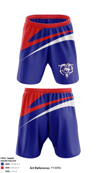 Athletic Shorts With Pockets, West Beaumont Bruins Intermediate Football League, Football, Teamtime, Team time, sublimation, custom sports apparel, team uniforms, spirit wear, spiritwear, sports uniforms, custom shirts, team store, custom team store, fundraiser sports, apparel fundraiser